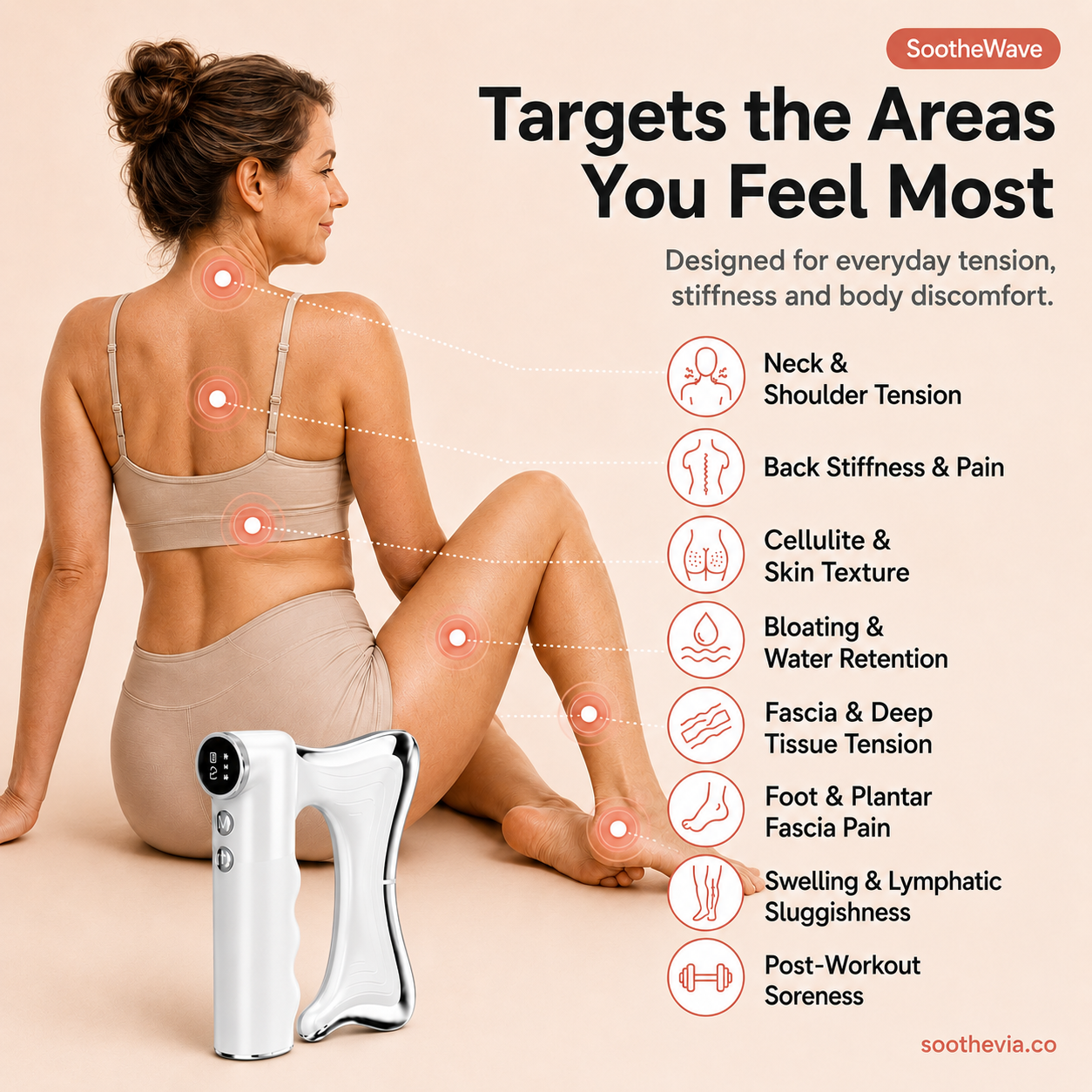 SootheWave™ 4-in-1 Fascia Relief Tool