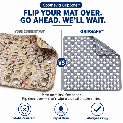 GripSafe™ — Non-Slip Antibacterial Shower Mat